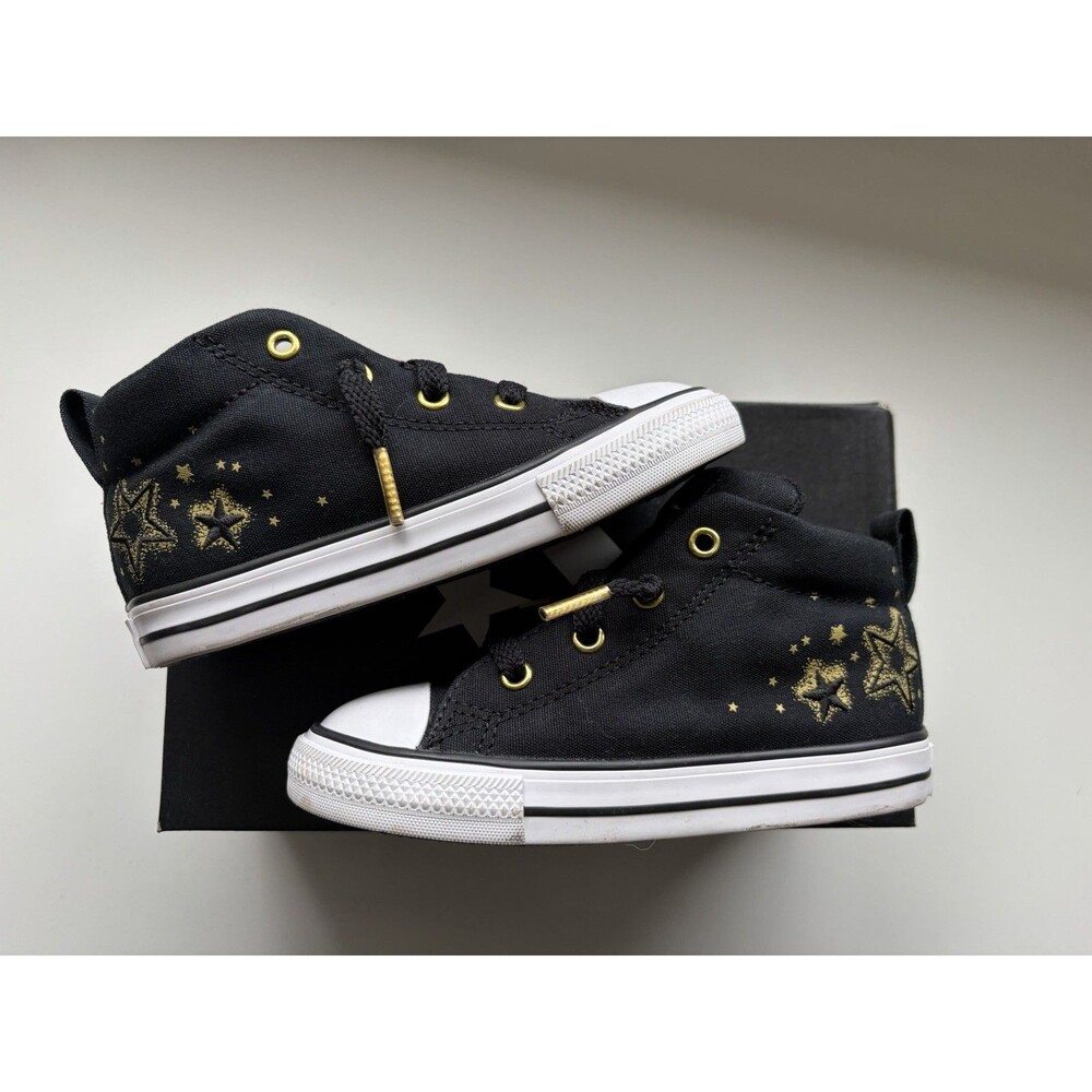 Converse Chuck Taylor All Star Hi Good Stars Black 9Y new with box